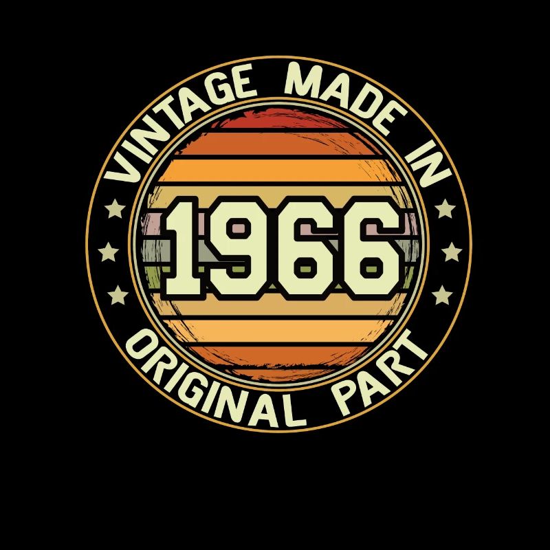 Vintage Made In 1966 Original Part Birthday 1966