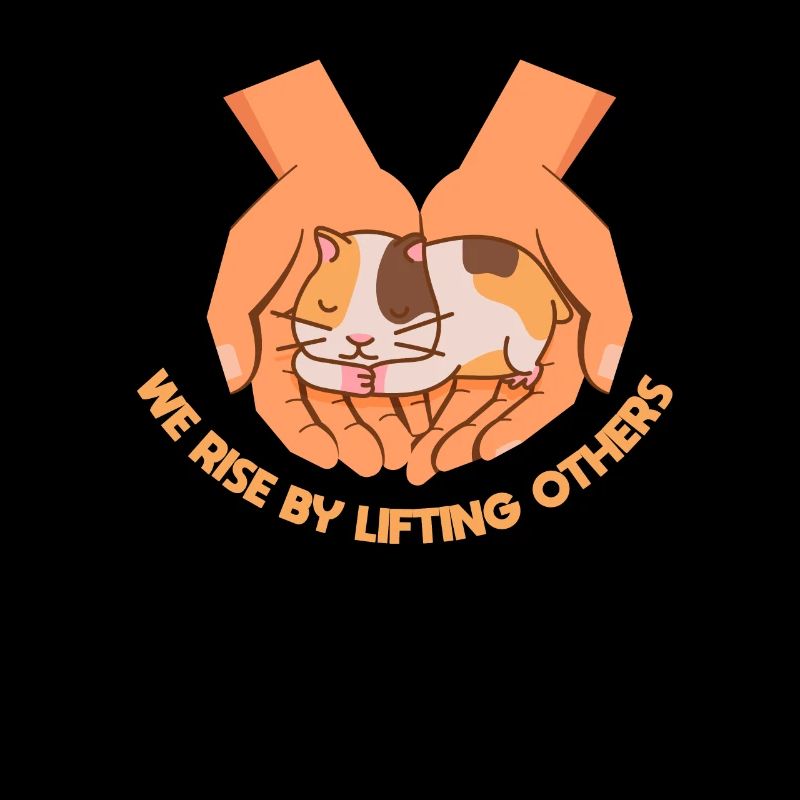 Rise Lifting Others Life Wisdom Hamster Hands