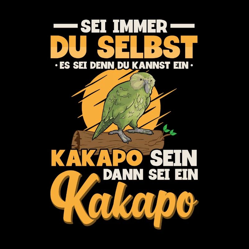 Sei ein Kakapo Papagei
