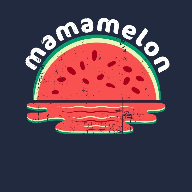 Mamamelon Pastèque Mama Mignon Coucher de soleil d’été