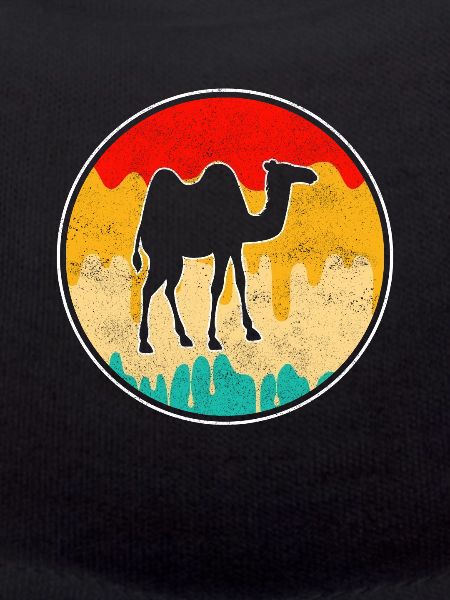 Dromedary Camel Retro
