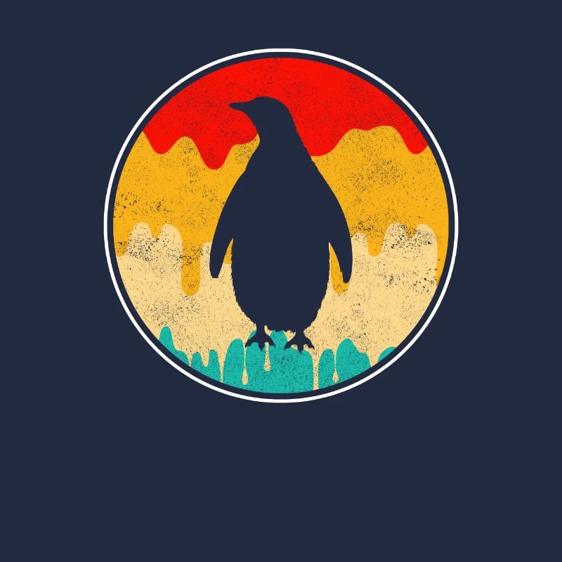 Retro Pinguin