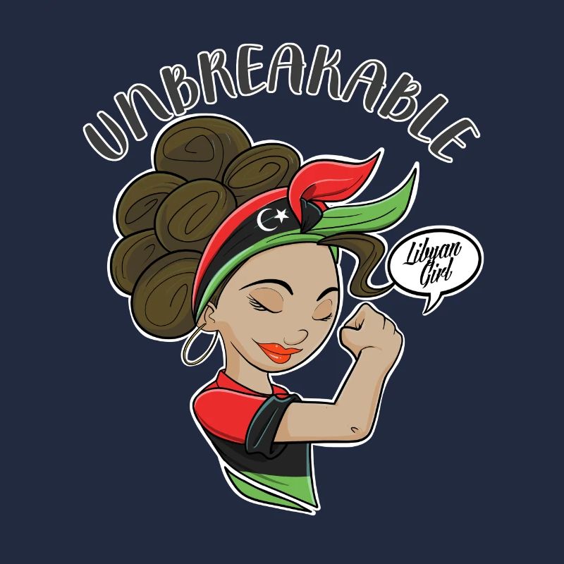 Fille libyenne incassable I Patrimoine libyen I Libye