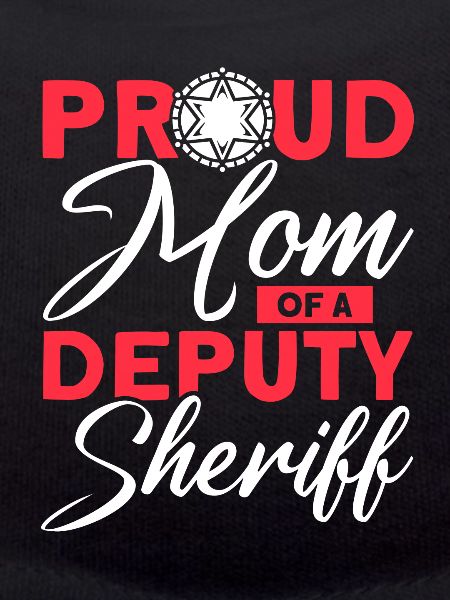 Stolze Mama Hilfssheriff Mama Mutter