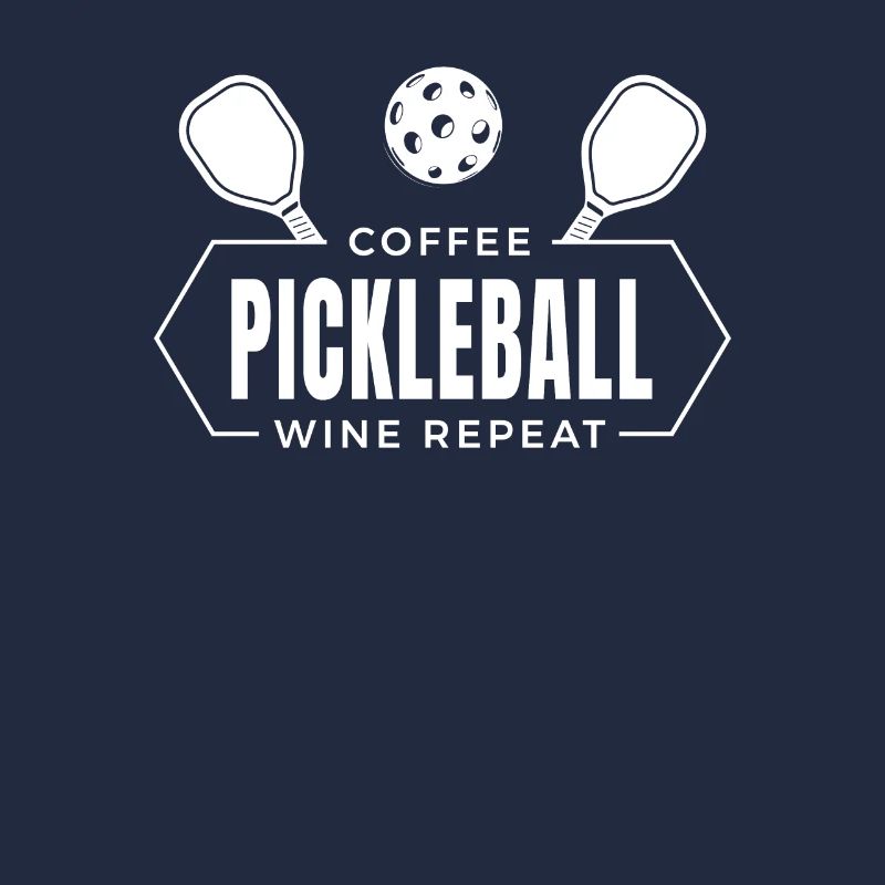 Coffee Pickleball Wine Repeat