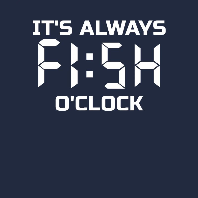 Drôle de pêcheur C’est TOUJOURS Poisson O’Clock!