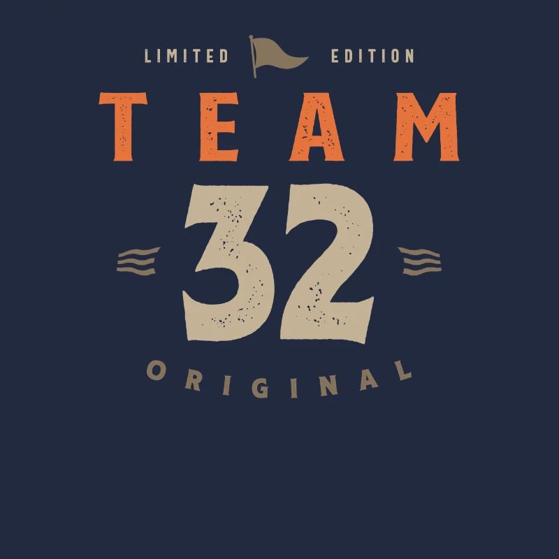 32. Geburtstag Team 32 Jahre alt