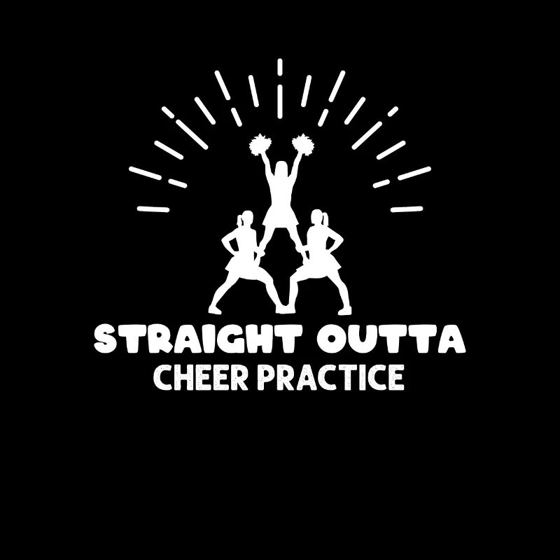 Straight Outta Cheer Practice