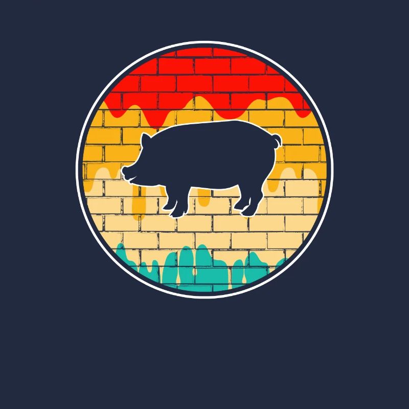 Schwein Retro