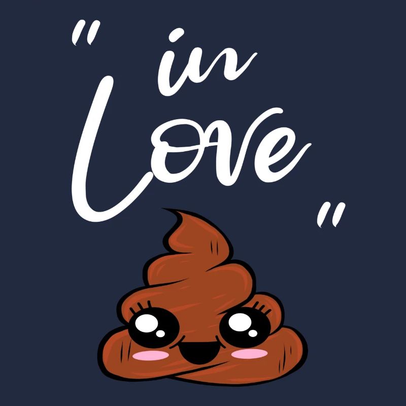 J’aime les excréments mignons pile de merde