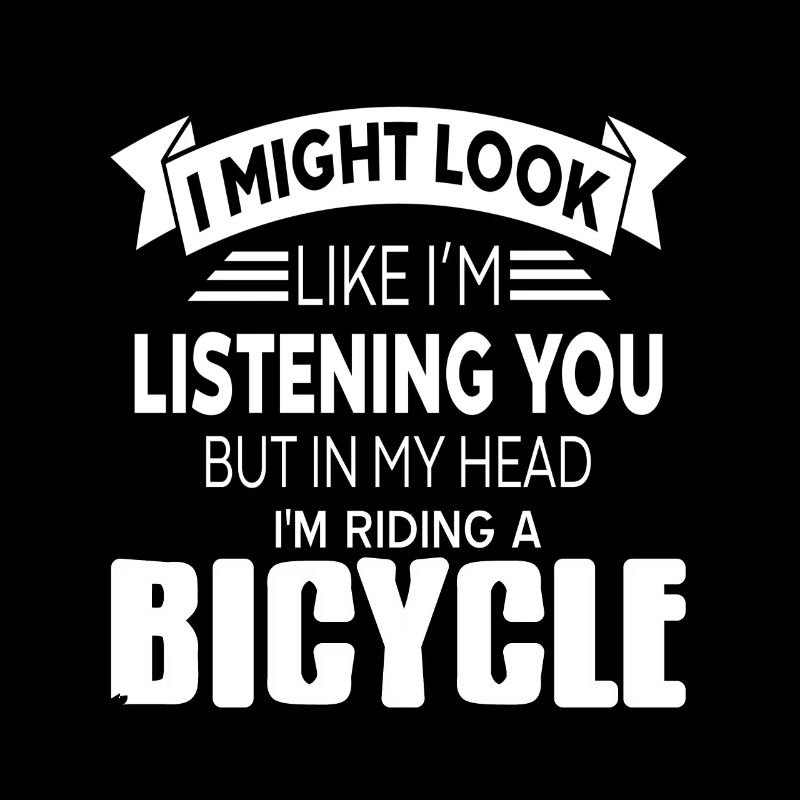 Mais dans ma tête, je roule sur un tee de vélo à vélo
