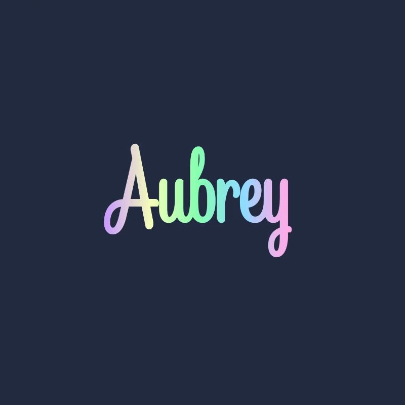 ADDISON Rainbow Minimalist Cursive