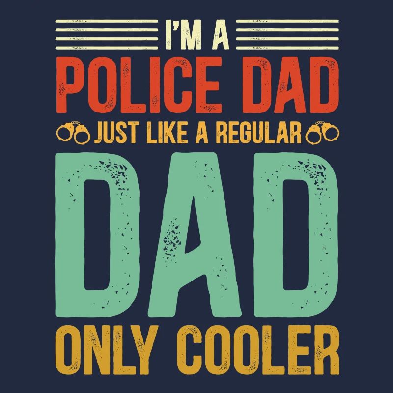Polizei stolzer Polizeivater