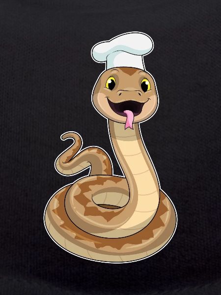Snake Chef Chef Hat Cooking