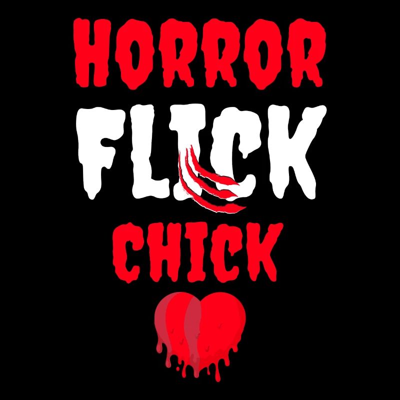 Halloween Sprüche Horror Flick Chick Horrorfilm