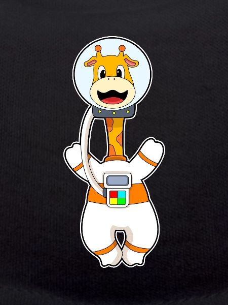 Giraffe Astronaut Space