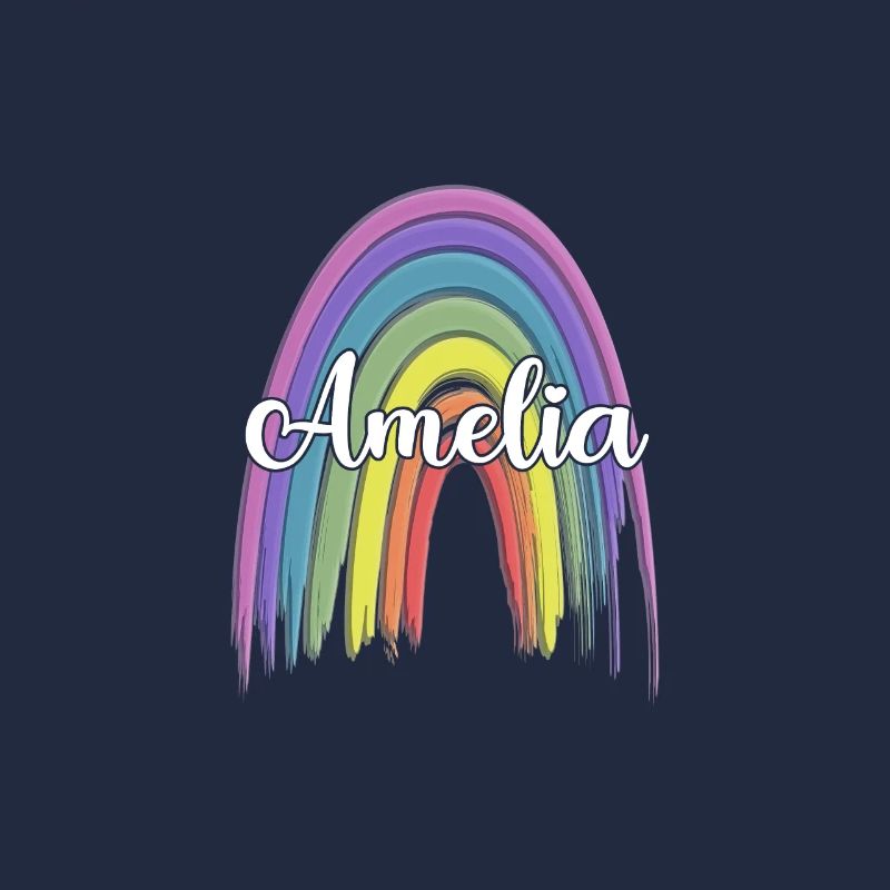 AMELIA Rainbow Cursive