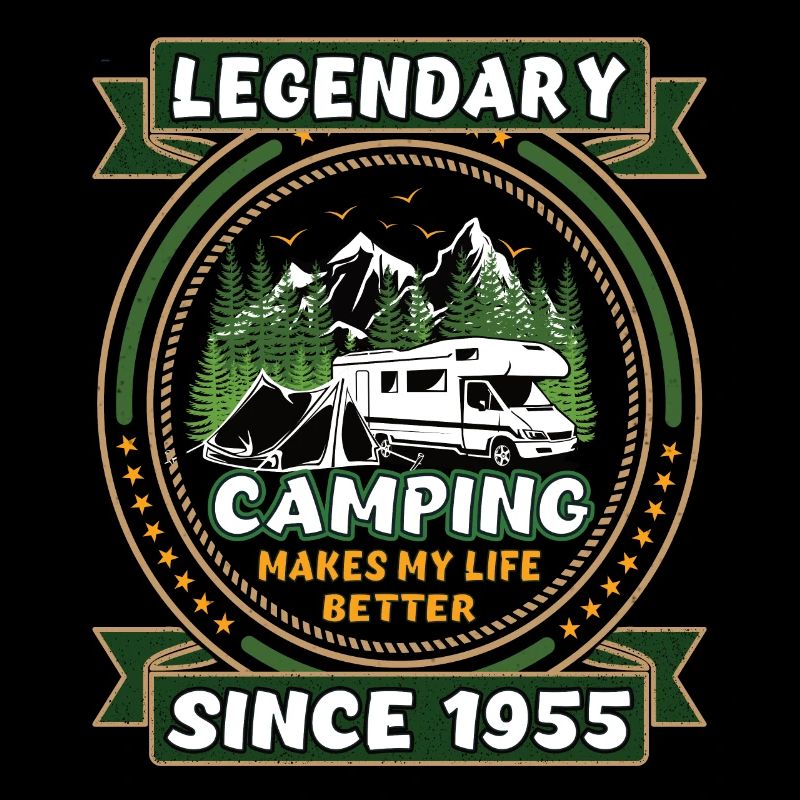 Legendär seit 1955 Camping Geschenk Geburtsjahr