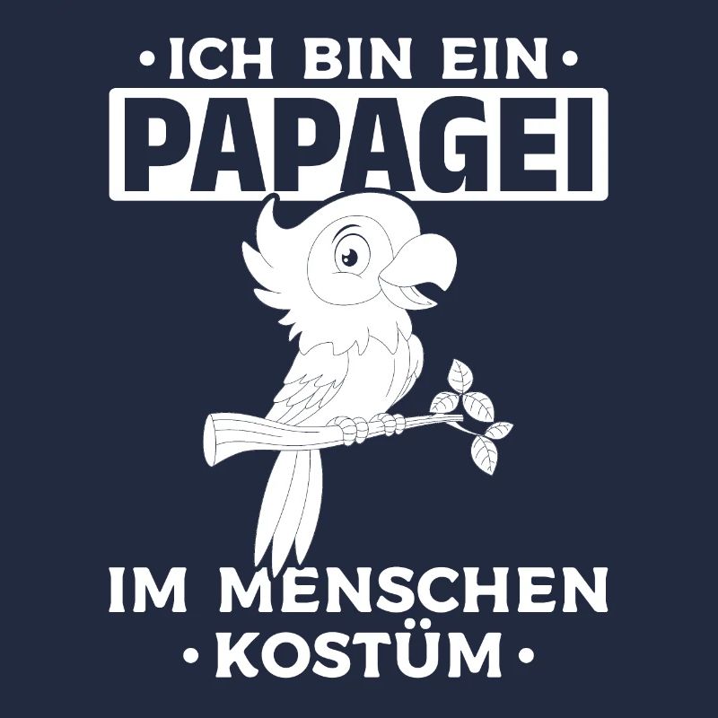 Ich bin ein Papagei Im Menschen Kostüm - Papagei