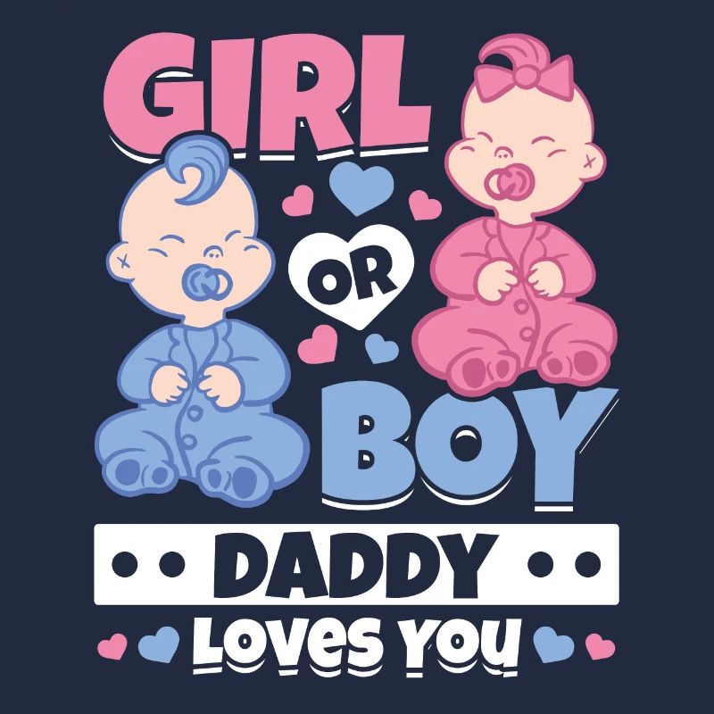 Mädchen oder Junge Papa liebt dich Neugeborenes