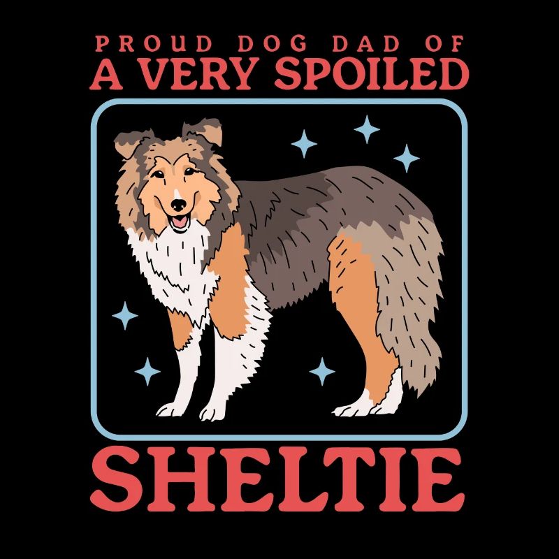 Sheltie Dad | Shetland Sheepdog Hunde Geschenk