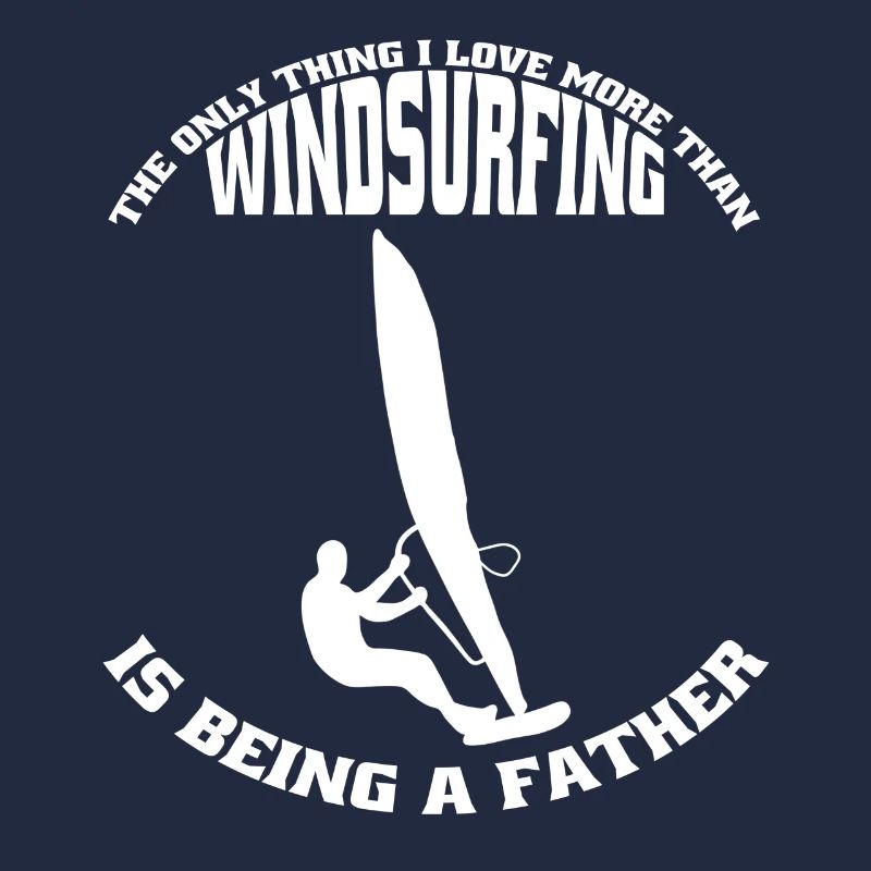 Windsurfer Vater Surfen Kitesurfer Dad Windsurfing