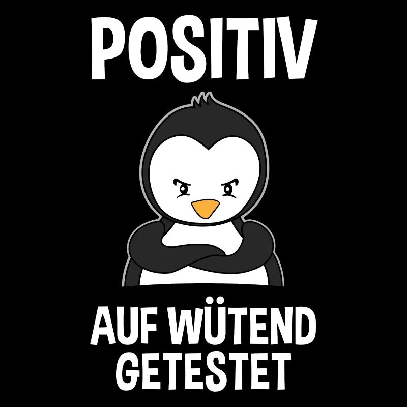 Wütender Pinguin Lustiger Spruch Geschenk