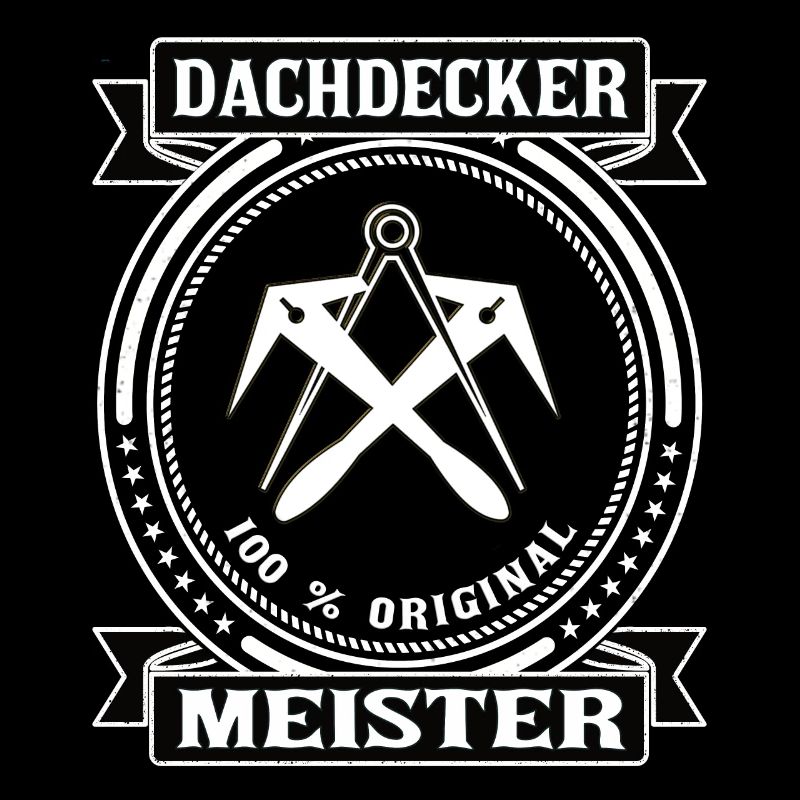 Dachdecker Meister Geschenk Retro