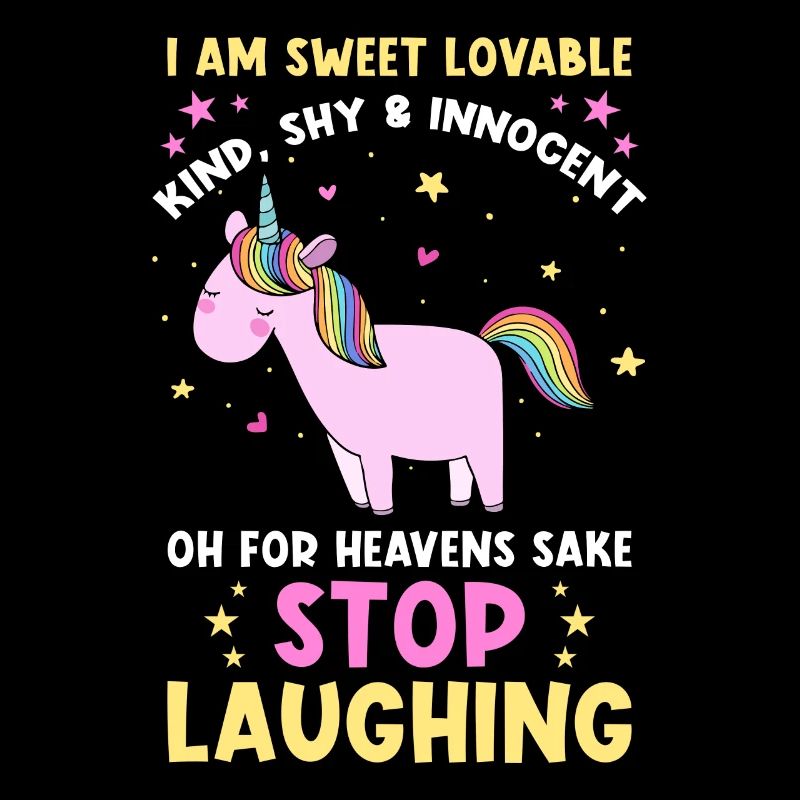 Einhorn Sprüche Lustiges Einhorn Damen Mädchen