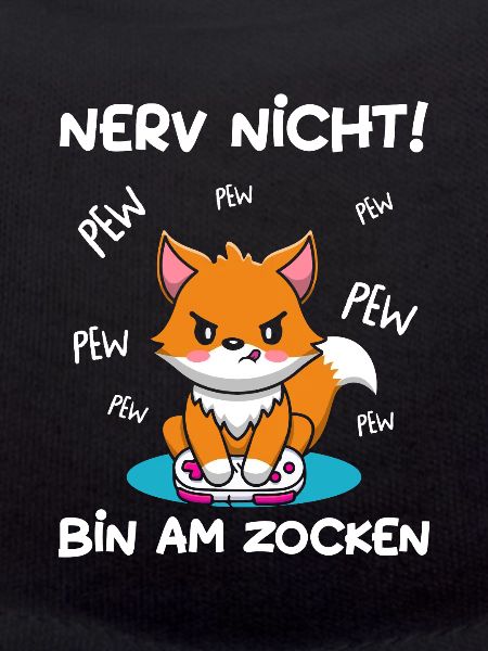 Bin am Zocken Gaming Fuchs