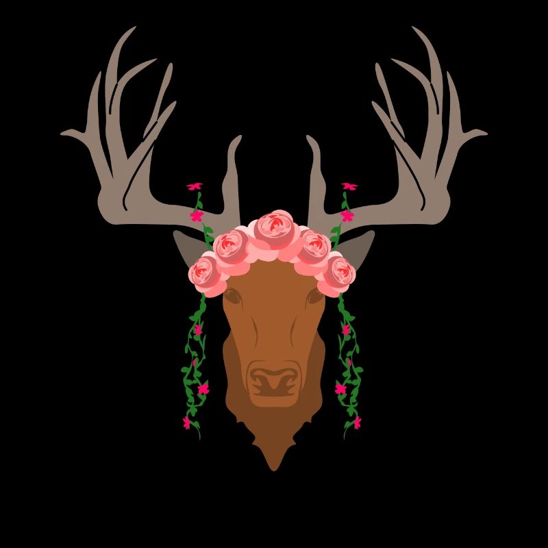 Dirndl Hirsch Geweih Trachtenkleid