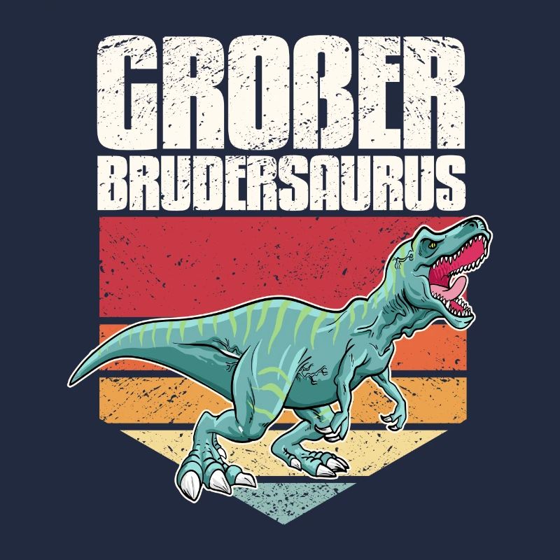 Großer Bruder Geschenk Brudersaurus T-Rex Dino