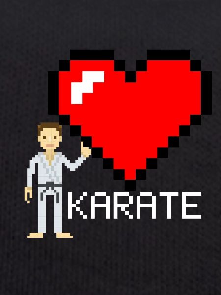 Karate Pixel - Karate Geschenkidee