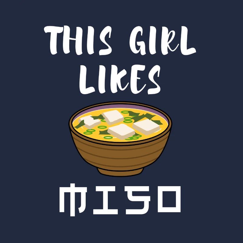 Mädchen mag Miso-Suppe Ironisches Ramen