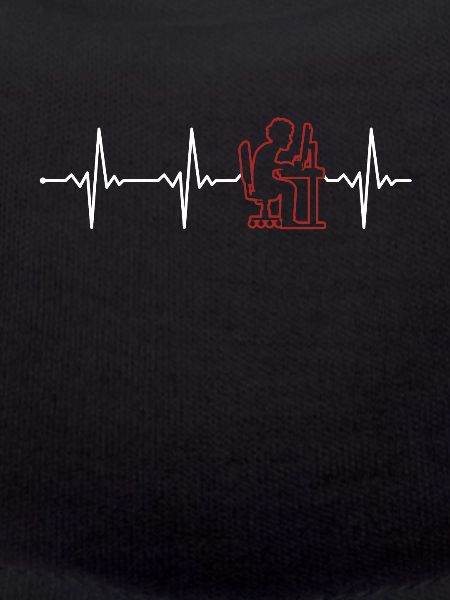 Programmer Heartbeat Softwareentwickler Coder