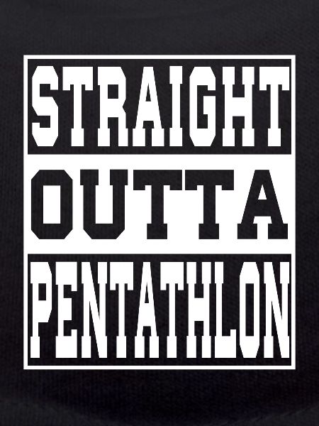 Pentathlon saying funny