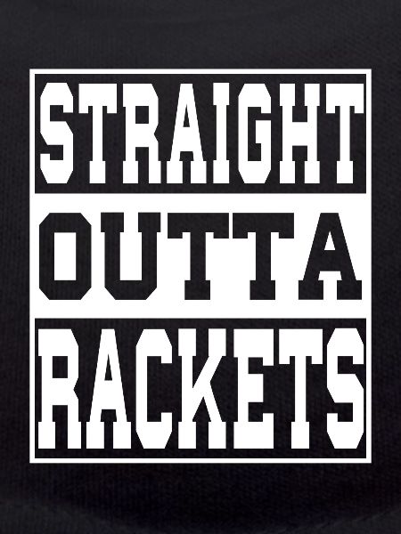Racket's saying funny