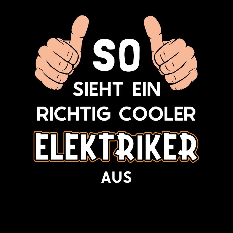 So sieht ein cooler Elektriker aus Elektroniker