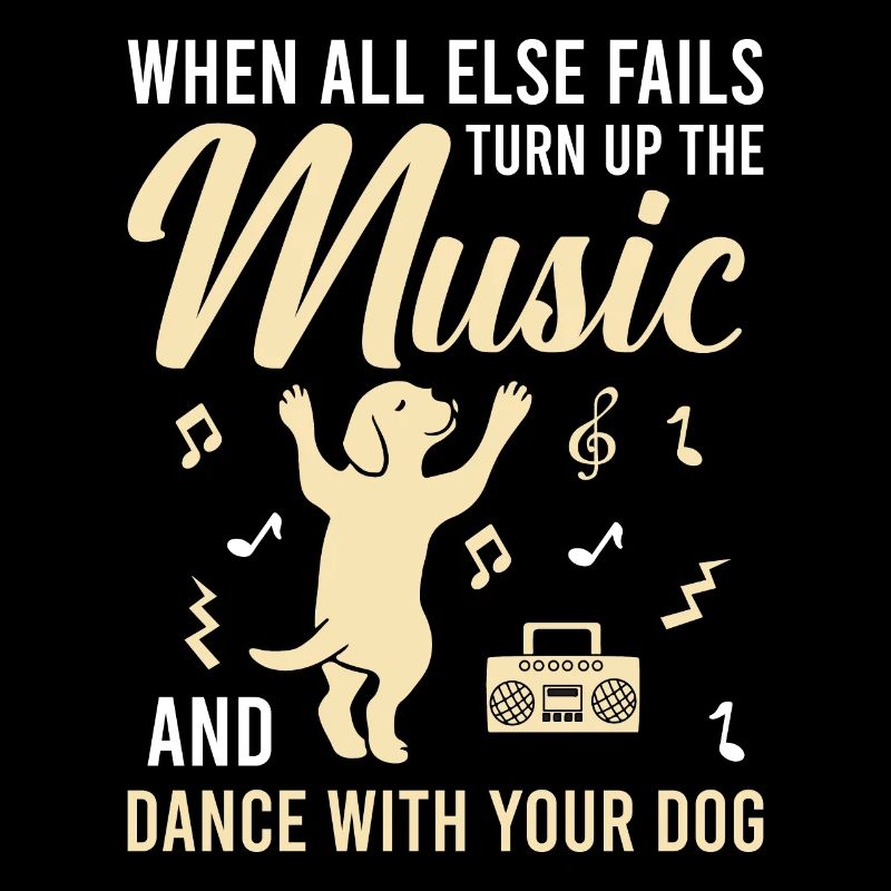 Dog lover dog four-legged dancing