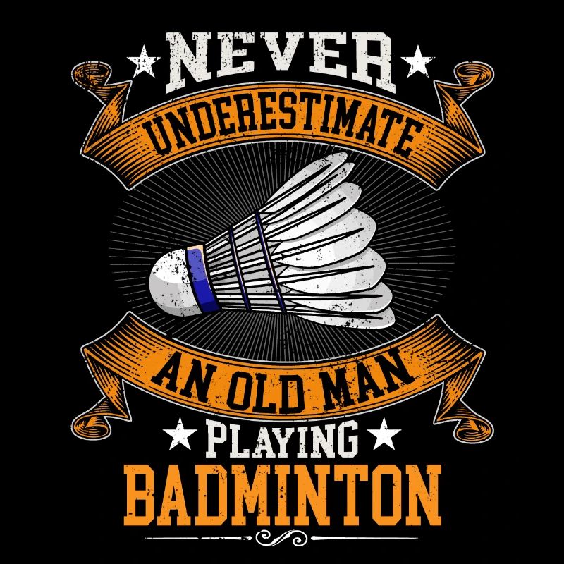 Never Underestimate An Old Man Playing Badminton