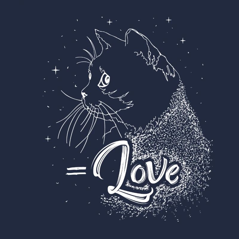 Le chat est l’amour, propriétaire du chat