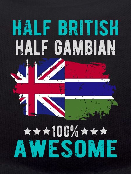 Half British Half Gambian