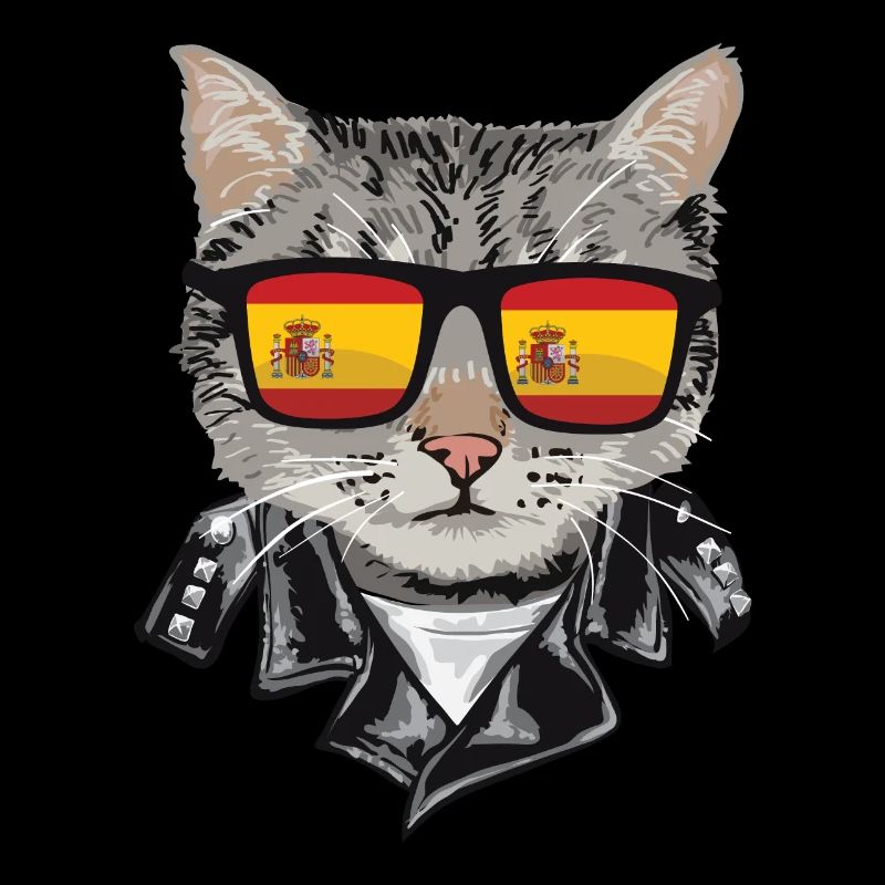 Sonnenbrille Spanien Flagge