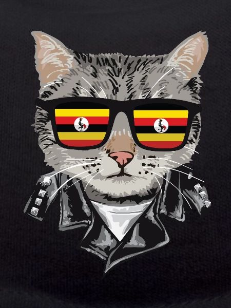 Cats Uganda Flag Sunglasses