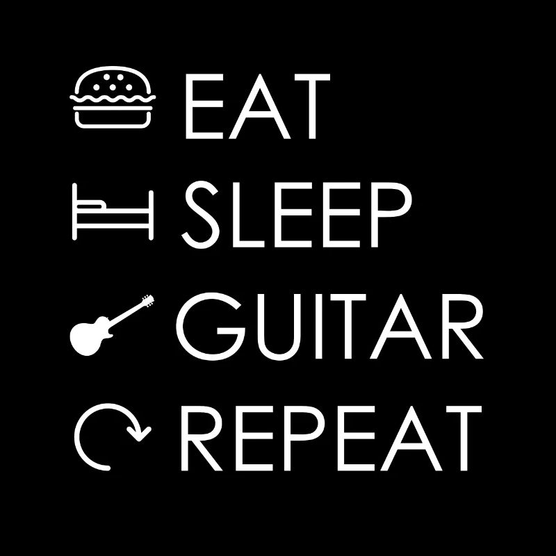 Manger Sleep Guitare Répéter