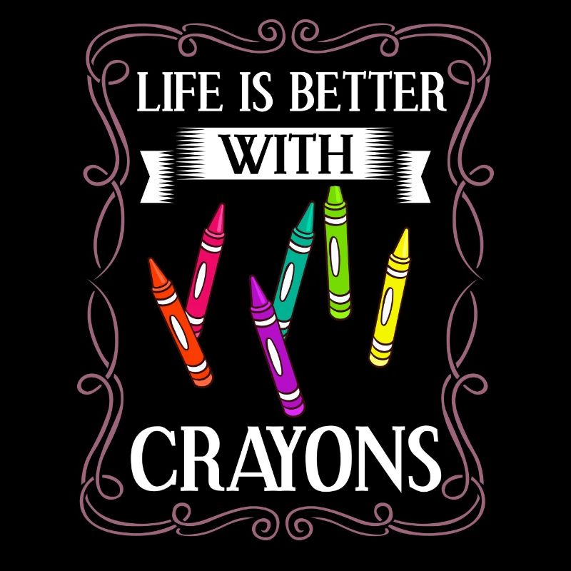Crayon Box Colored Pencil Wax Case Wax Crayon
