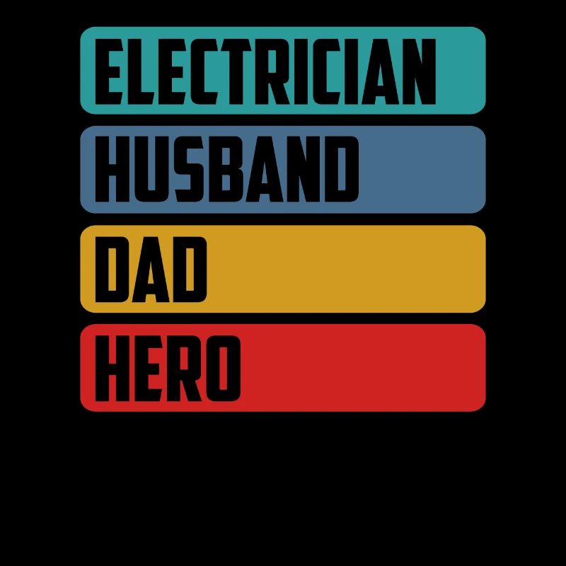 Elektriker Ehemann Papa Held, Elektriker Papa