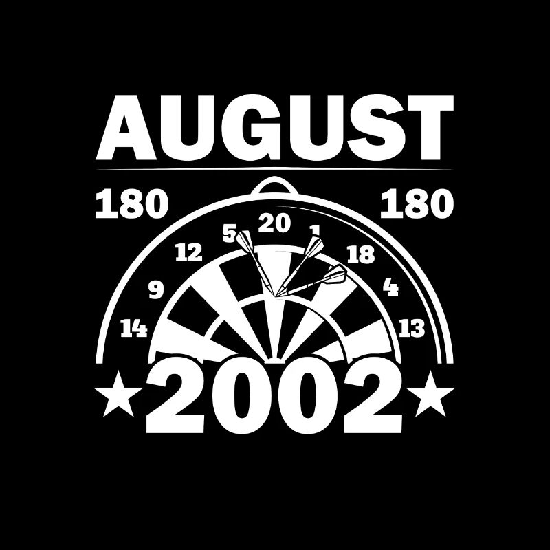 20ème anniversaire Août millésime 2002 Fléchettes