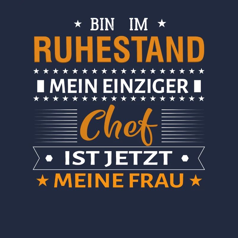 Frau Chef Mann Ruhestand - Rente - Rentner