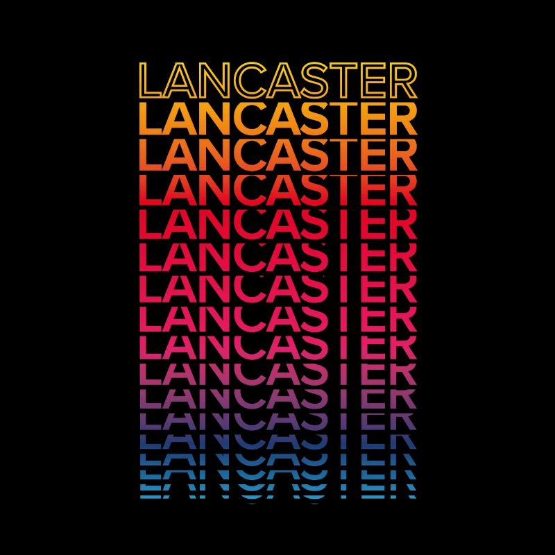 Retro Nostalgic USA City - Rainbow Lancaster